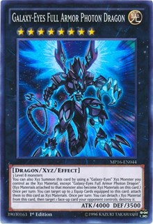 Galaxy-Eyes Full Armor Photon Dragon [MP16-EN044] Super Rare | Exor Games New Glasgow