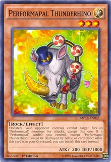 Performapal Thunderhino [MP16-EN045] Common | Exor Games New Glasgow