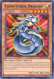 Toon Cyber Dragon [MP16-EN074] Rare | Exor Games New Glasgow