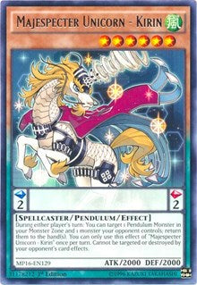 Majespecter Unicorn - Kirin [MP16-EN129] Rare | Exor Games New Glasgow