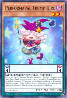 Performapal Trump Girl [MP16-EN178] Common | Exor Games New Glasgow