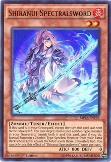 Shiranui Spectralsword [MP16-EN199] Ultra Rare | Exor Games New Glasgow