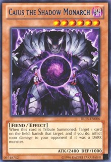 Caius the Shadow Monarch (Blue) [DL15-EN006] Rare | Exor Games New Glasgow