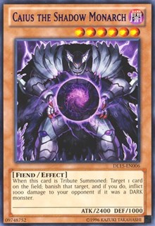 Caius the Shadow Monarch (Purple) [DL15-EN006] Rare | Exor Games New Glasgow