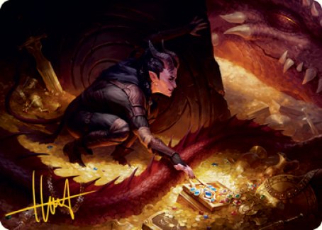 Hoard Robber Art Card (Gold-Stamped Signature) [Dungeons & Dragons: Adventures in the Forgotten Realms Art Series] | Exor Games New Glasgow