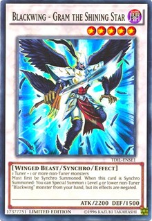 Blackwing - Gram the Shining Star [TDIL-ENSE1] Super Rare | Exor Games New Glasgow