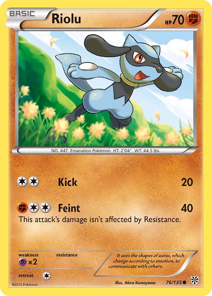 Riolu (76/135) [Black & White: Plasma Storm] | Exor Games New Glasgow