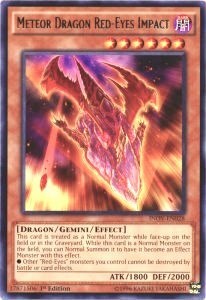 Meteor Dragon Red-Eyes Impact [INOV-EN028] Rare | Exor Games New Glasgow