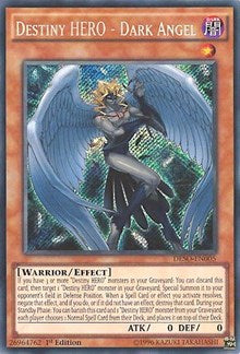 Destiny HERO - Dark Angel [DESO-EN005] Secret Rare | Exor Games New Glasgow