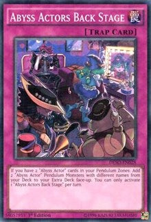 Abyss Actors Back Stage [DESO-EN028] Super Rare | Exor Games New Glasgow