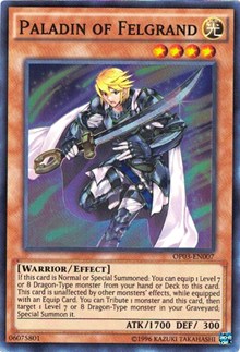 Paladin of Felgrand [OP03-EN007] Super Rare | Exor Games New Glasgow