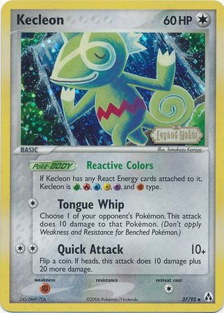 Kecleon (37/92) (Stamped) [EX: Legend Maker] | Exor Games New Glasgow