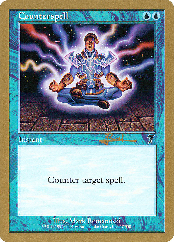 Counterspell (Antoine Ruel) (7ED) [World Championship Decks 2001] | Exor Games New Glasgow