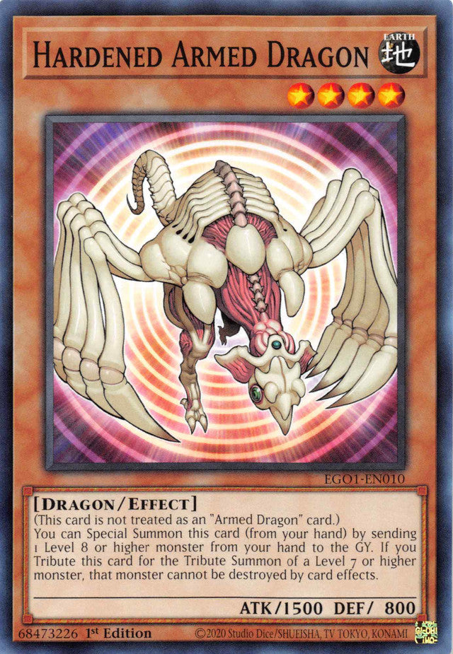 Hardened Armed Dragon [EGO1-EN010] Common | Exor Games New Glasgow