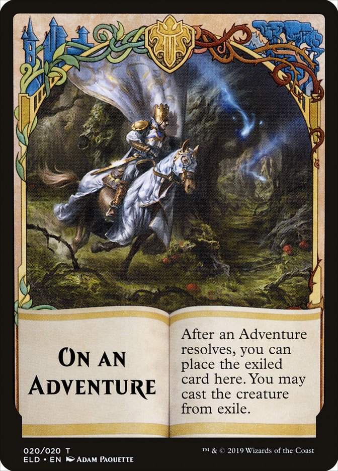 On an Adventure [Throne of Eldraine Tokens] | Exor Games New Glasgow