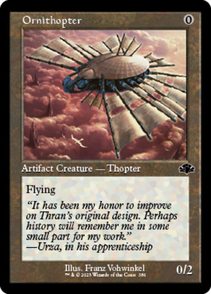 Ornithopter (Retro) [Dominaria Remastered] | Exor Games New Glasgow