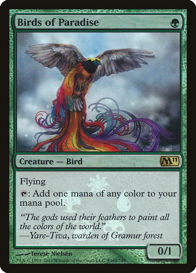 Birds of Paradise (Buy-A-Box) [Magic 2011 Promos] | Exor Games New Glasgow