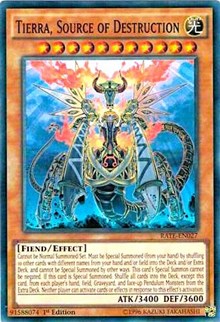 Tierra, Source of Destruction [RATE-EN027] Super Rare | Exor Games New Glasgow