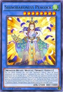 Shinobaroness Peacock [RATE-EN037] Rare | Exor Games New Glasgow