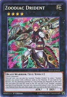 Zoodiac Drident [RATE-EN053] Secret Rare | Exor Games New Glasgow