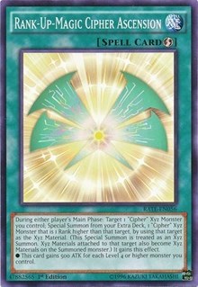 Rank-Up-Magic Cipher Ascension [RATE-EN056] Common | Exor Games New Glasgow