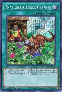 That Grass Looks Greener [RATE-EN066] Secret Rare | Exor Games New Glasgow