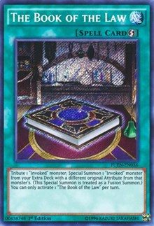 The Book of the Law [FUEN-EN036] Secret Rare | Exor Games New Glasgow