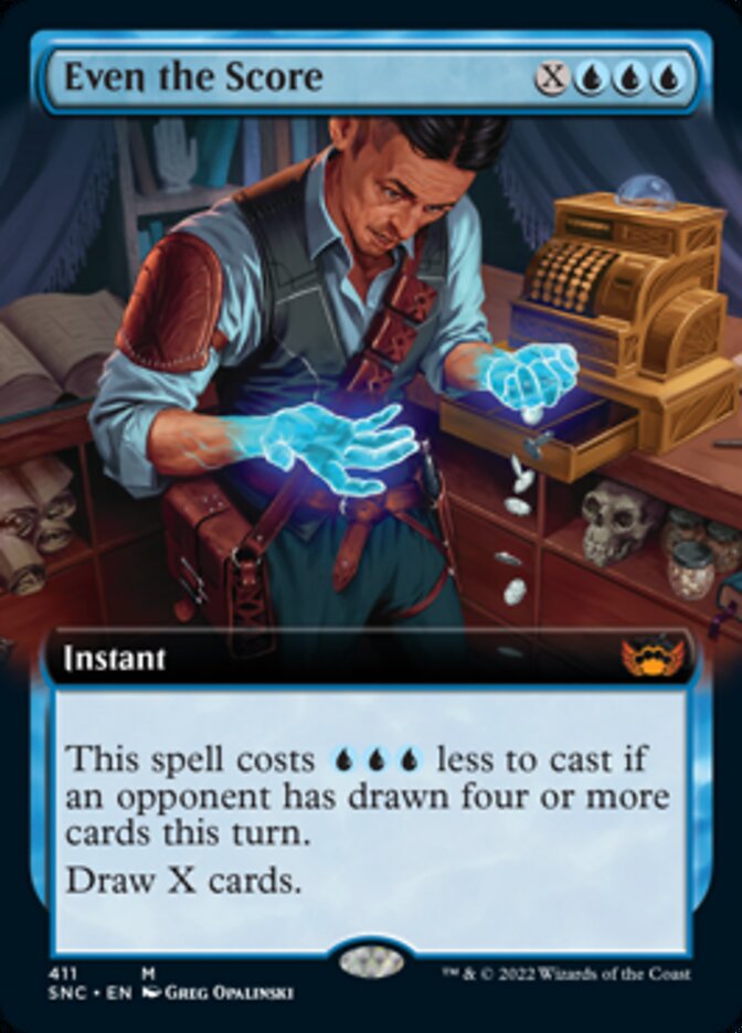 Even the Score (Extended Art) [Streets of New Capenna] | Exor Games New Glasgow