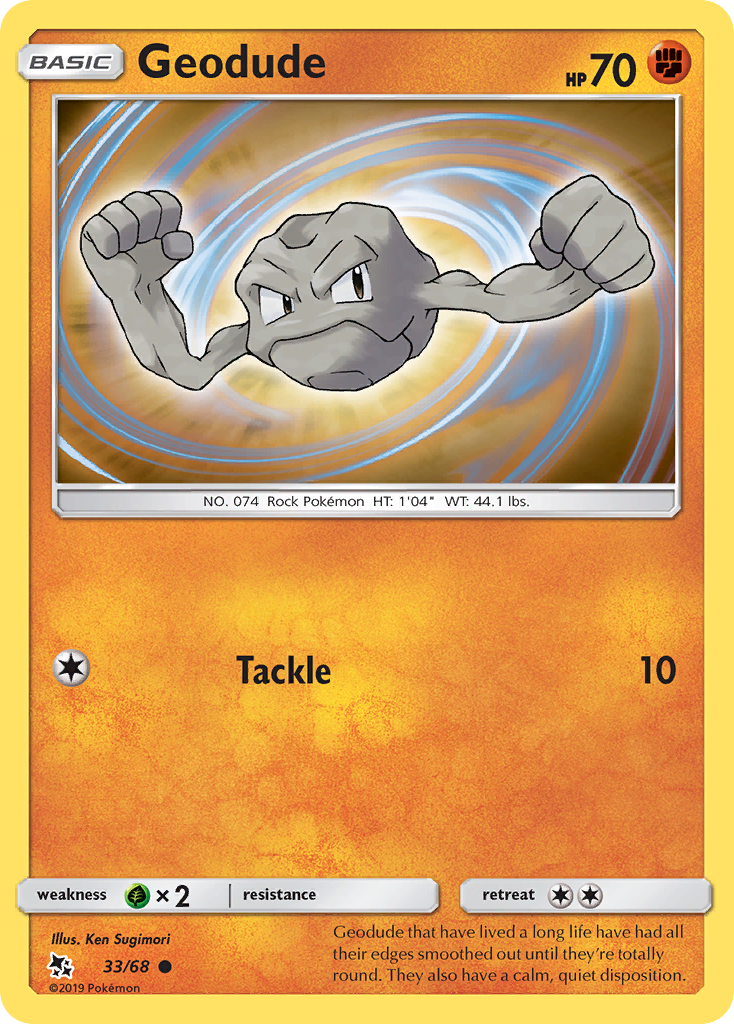 Geodude (33/68) [Sun & Moon: Hidden Fates] | Exor Games New Glasgow