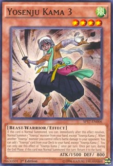 Yosenju Kama 3 (Starfoil) [SP17-EN006] Starfoil Rare | Exor Games New Glasgow