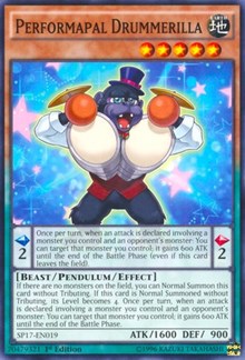 Performapal Drummerilla (Starfoil) [SP17-EN019] Starfoil Rare | Exor Games New Glasgow