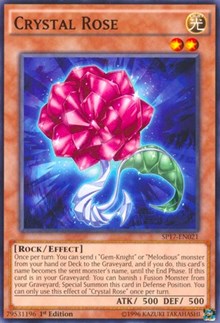 Crystal Rose (Starfoil) [SP17-EN021] Starfoil Rare | Exor Games New Glasgow