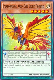 Performapal Odd-Eyes Light Phoenix (Starfoil) [SP17-EN032] Starfoil Rare | Exor Games New Glasgow