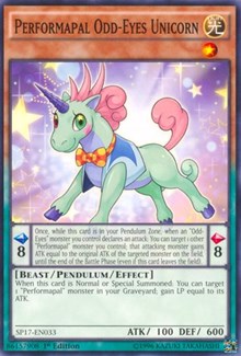 Performapal Odd-Eyes Unicorn [SP17-EN033] Common | Exor Games New Glasgow