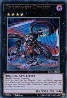 Evilswarm Ophion [DUSA-EN090] Ultra Rare | Exor Games New Glasgow