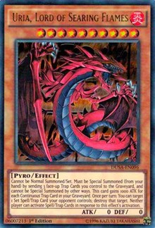 Uria, Lord of Searing Flames [DUSA-EN096] Ultra Rare | Exor Games New Glasgow