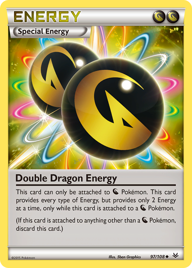 Double Dragon Energy (97/108) [XY: Roaring Skies] | Exor Games New Glasgow