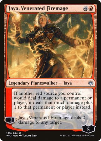 Jaya, Venerated Firemage [War of the Spark] | Exor Games New Glasgow