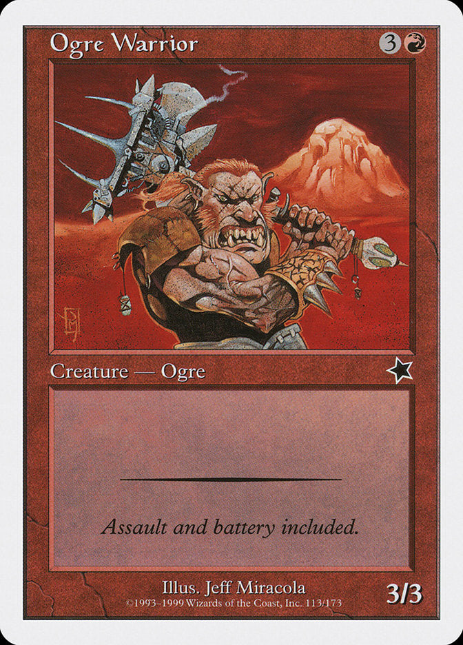 Ogre Warrior [Starter 1999] | Exor Games New Glasgow