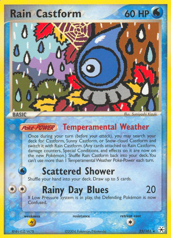 Rain Castform (23/101) [EX: Hidden Legends] | Exor Games New Glasgow