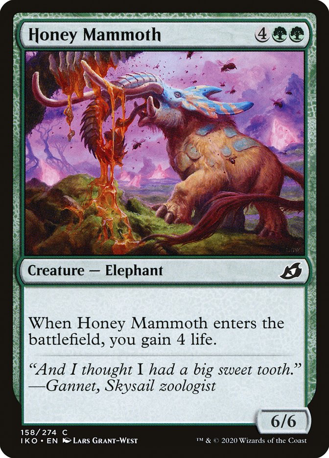 Honey Mammoth [Ikoria: Lair of Behemoths] | Exor Games New Glasgow