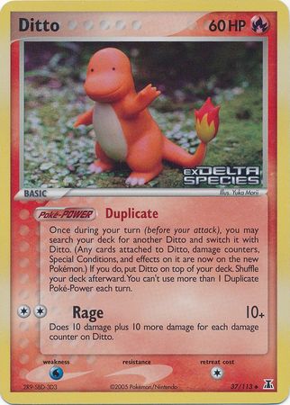 Ditto (37/113) (Stamped) [EX: Delta Species] | Exor Games New Glasgow