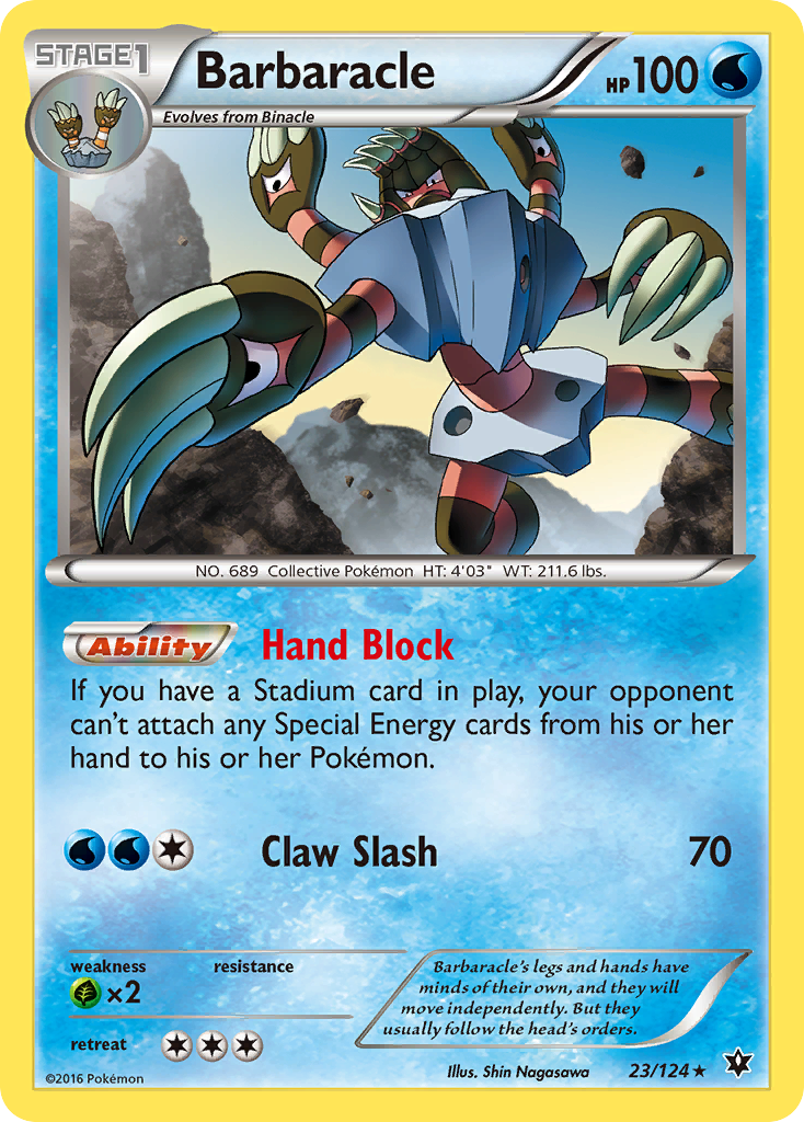 Barbaracle (23/124) [XY: Fates Collide] | Exor Games New Glasgow
