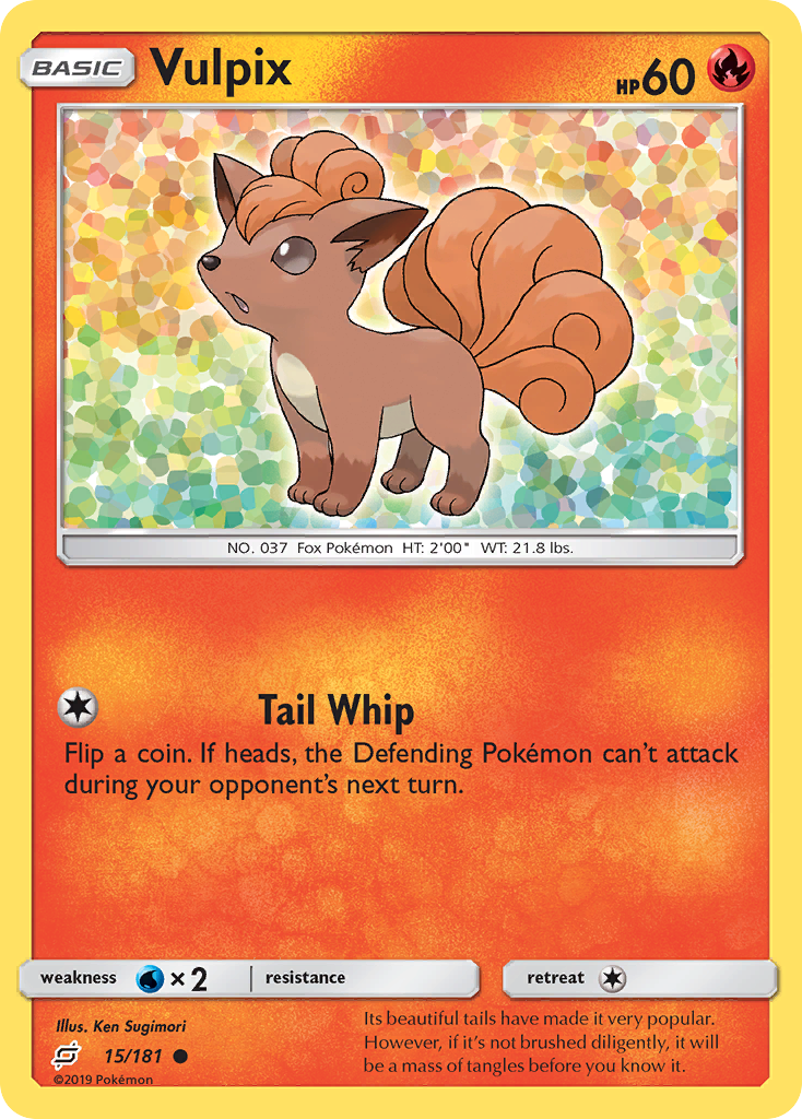 Vulpix (15/181) [Sun & Moon: Team Up] | Exor Games New Glasgow