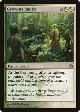 Growing Ranks [Return to Ravnica] | Exor Games New Glasgow