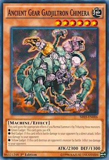 Ancient Gear Gadjiltron Chimera [SR03-EN006] Common | Exor Games New Glasgow