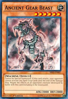 Ancient Gear Beast [SR03-EN007] Common | Exor Games New Glasgow