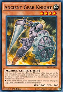 Ancient Gear Knight [SR03-EN009] Common | Exor Games New Glasgow