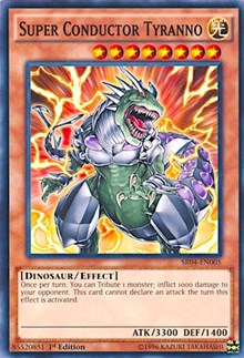 Super Conductor Tyranno [SR04-EN005] Common | Exor Games New Glasgow