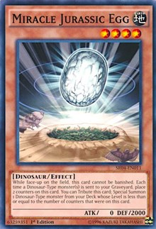 Miracle Jurassic Egg [SR04-EN011] Common | Exor Games New Glasgow